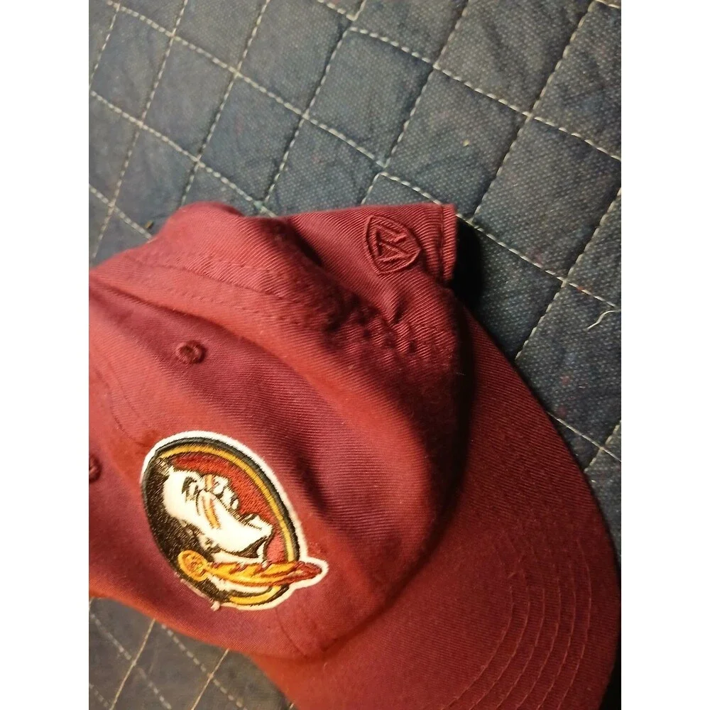 Florida State Seminoles FSU Hat Top of the World Strapback Garnet NCAA Cap
